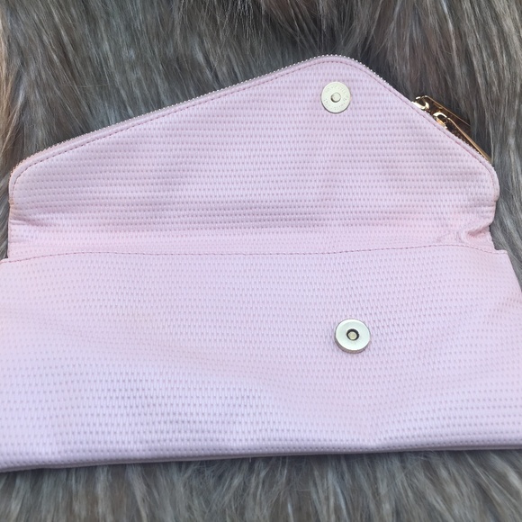 River Island Nude Pink Asymmetrical Clutch - Picture 7 of 8